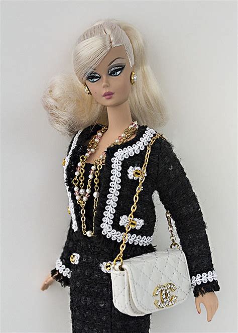 chanel and barbie collaboration|chanel barbie outfits.